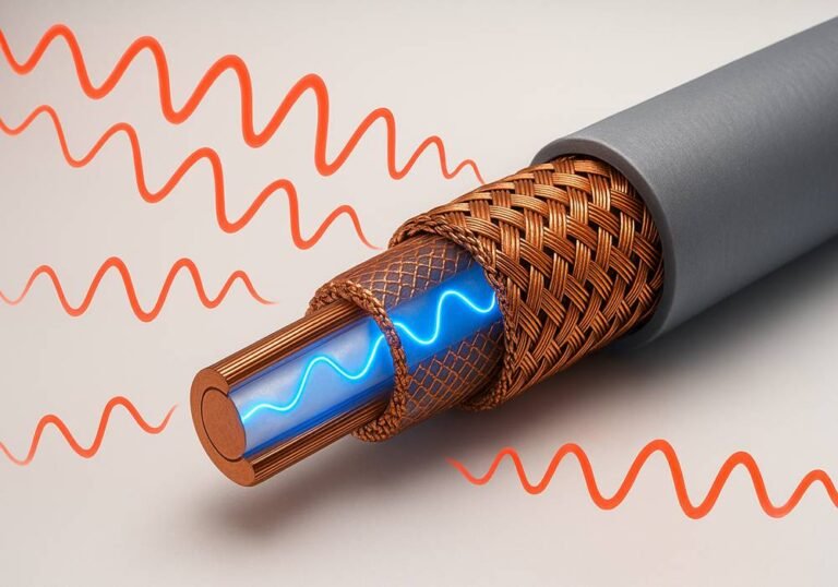 High-Density Braided Shielding for EMI Suppression 1