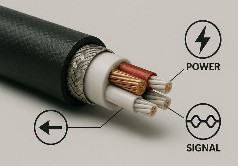 Signal-Power Hybrid Cable Structures 3