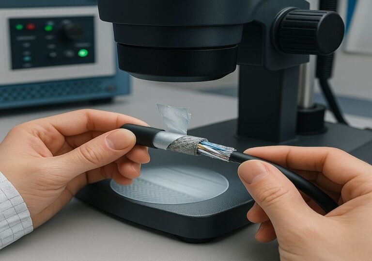 Dual Shielding with Foil and Braided Mesh Layers 2