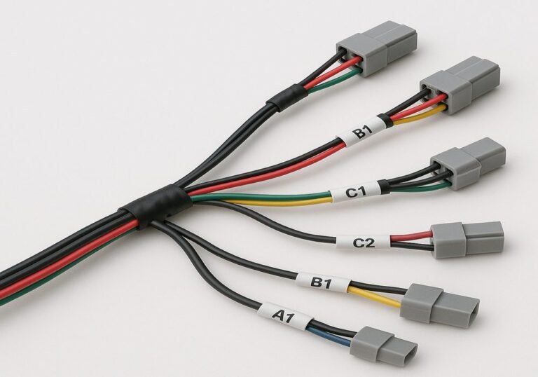 Multi-Branch Wire Routing with Clear Labeling 1